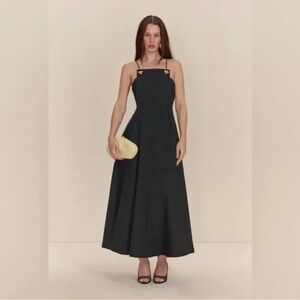 Cult Gaia Chic Black Maxi Dress